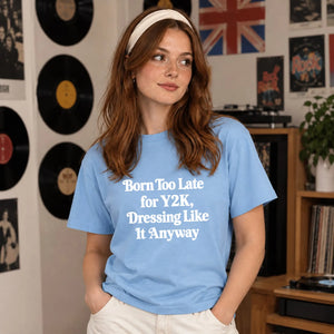 Y2K slogan graphic wala retro ladies t-shirt