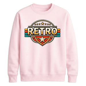 Retro Unisex Sweatshirt Star Graphic Pullover