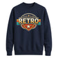 Retro Unisex Sweatshirt Star Graphic Pullover