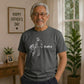 Papa & Daughter Line Art Fathers Day Printed Unisex T-Shirt