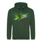 Parrot Football Graphic Brazil 2026 Printed Unisex Hoodie