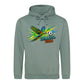 Parrot Football Graphic Brazil 2026 Printed Unisex Hoodie
