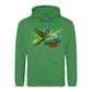 Parrot Football Graphic Brazil 2026 Printed Unisex Hoodie