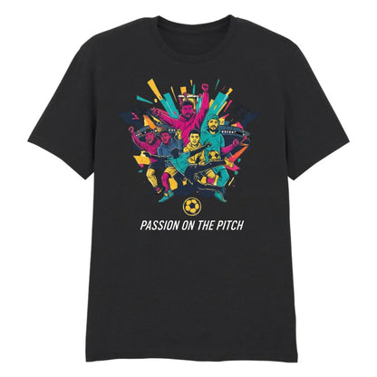 Passion on the Pitch Football Printed Unisex Tshirt