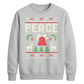 Peace Reindeer And Bell Christmas Unisex Sweatshirt