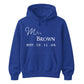Persoanlised Wedding Groom Unisex Hoodie