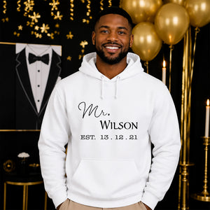 Persoanlised Wedding Groom Unisex Hoodie