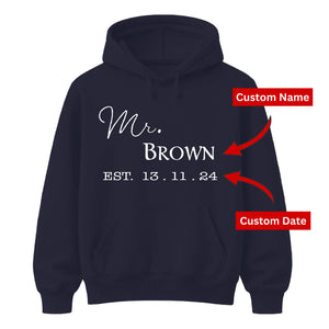 Persoanlised Wedding Groom Unisex Hoodie
