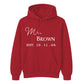 Persoanlised Wedding Groom Unisex Hoodie