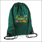 Personalised Dinosaur Kids String Bag with Custom Name