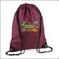 Personalised Dinosaur Kids String Bag with Custom Name