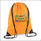 Personalised Dinosaur Kids String Bag with Custom Name