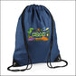 Personalised Dinosaur Kids String Bag with Custom Name