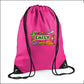 Personalised Dinosaur Kids String Bag with Custom Name