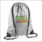 Personalised Dinosaur Kids String Bag with Custom Name