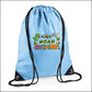 Personalised Dinosaur Kids String Bag with Custom Name