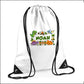 Personalised Dinosaur Kids String Bag with Custom Name