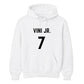 Personalised Football Player Name & Number Printed Unisex Hoodie