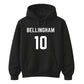 Personalised Football Player Name & Number Printed Unisex Hoodie