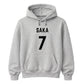 Personalised Football Player Name & Number Printed Unisex Hoodie