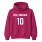 Personalised Football Player Name & Number Printed Unisex Hoodie