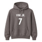 Personalised Football Player Name & Number Printed Unisex Hoodie