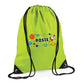 Personalised Space Rocket Kids String Bag with Custom Name