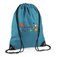 Personalised Space Rocket Kids String Bag with Custom Name