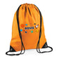 Personalised Space Rocket Kids String Bag with Custom Name