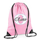 Personalised String Bag with Custom Initial & Name