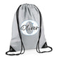 Personalised String Bag with Custom Initial & Name