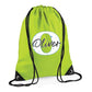 Personalised String Bag with Custom Initial & Name