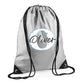 Personalised String Bag with Custom Initial & Name