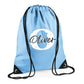 Personalised String Bag with Custom Initial & Name