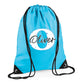 Personalised String Bag with Custom Initial & Name