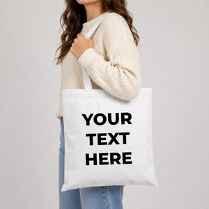 Cotton Bags Personalised | Personalised Cotton Bags with Text