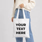 Personalised Tote Bags | Custom Tote Bags with Text