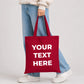 Cotton Bags Personalised | Personalised Cotton Bags with Text