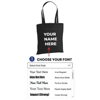 Personalised Tote Bags | Personalized Bags and Totes with Name