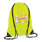 Personalised Unicorn Kids String Bag with Custom Name