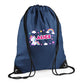 Personalised Unicorn Kids String Bag with Custom Name