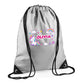Personalised Unicorn Kids String Bag with Custom Name