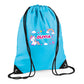 Personalised Unicorn Kids String Bag with Custom Name