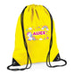 Personalised Unicorn Kids String Bag with Custom Name