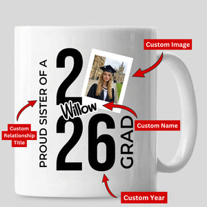 Personalised 2026 Graduation Mug Custom Photo