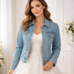 Personalised Bridal Denim Jacket Custom Embroidered Mrs