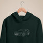 Personalised Car Portrait Embroidered Hoodie Custom