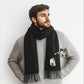 Personalised Couple Portrait Embroidered Winter Scarf