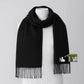 Personalised Couple Portrait Embroidered Winter Scarf