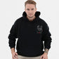 Personalised Dad Portrait Hoodie with Kids Names